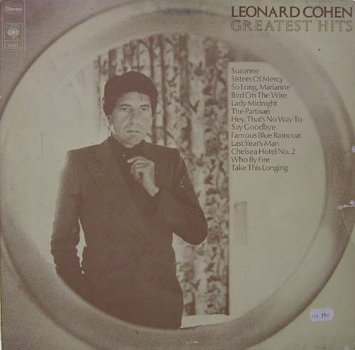 Leonard Cohen Greatest Hits Lyrics